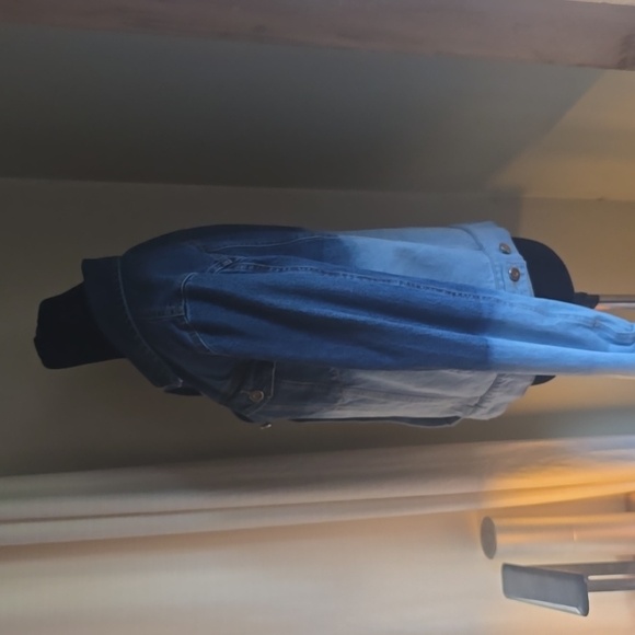 Blue Gradient Denim Jacket - Picture 2 of 8
